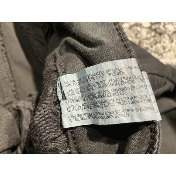 French Dressing Jeans Size 10 Olivia Wide Leg Black Half Seam - Picture 8 of 9